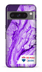 Google Pixel 8 Pro Tough Gloss Peinture marbrée claire violette -