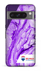 Google Pixel 8 Pro Tough Gloss Peinture marbrée claire violette de Francheville -