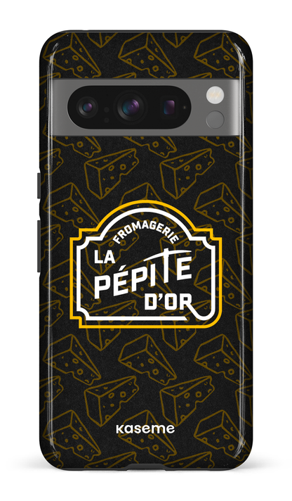 Google Pixel 8 Pro Tough Gloss Pépite x Fromages Noir -