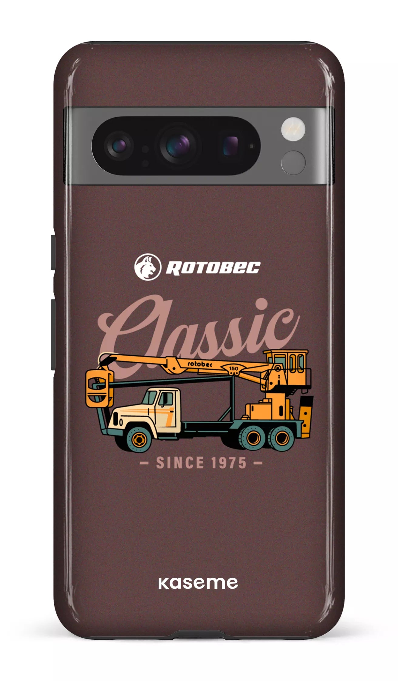 Google Pixel 8 Pro Tough Gloss Rotobec Brun "Classic" -