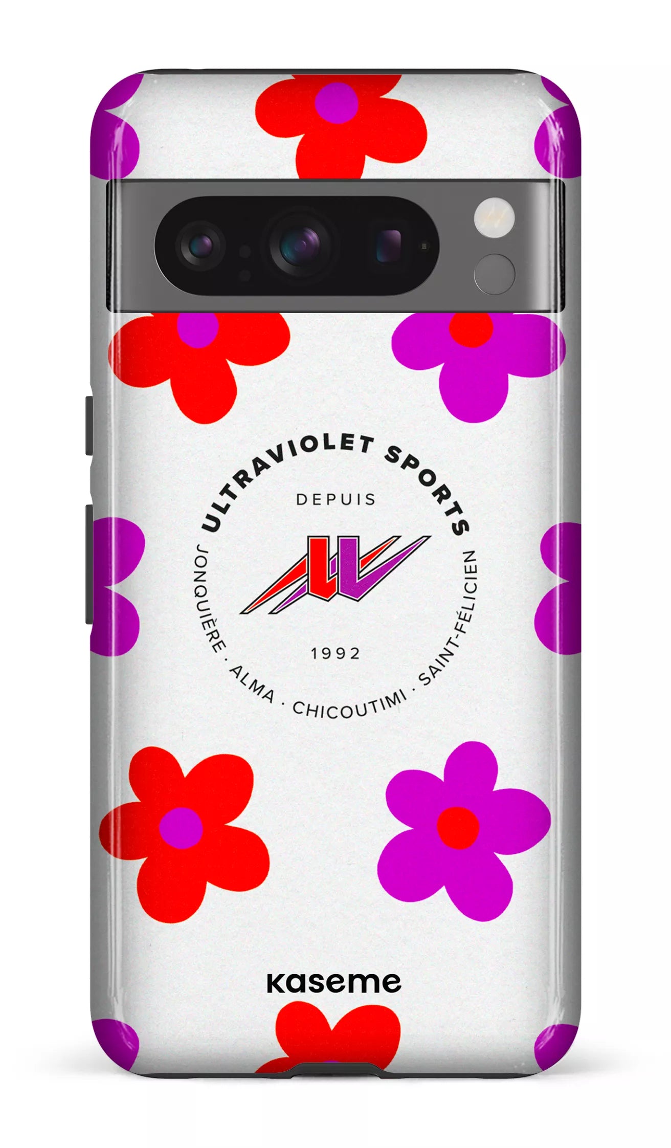 Google Pixel 8 Pro Tough Gloss UltraViolet Fleurs -