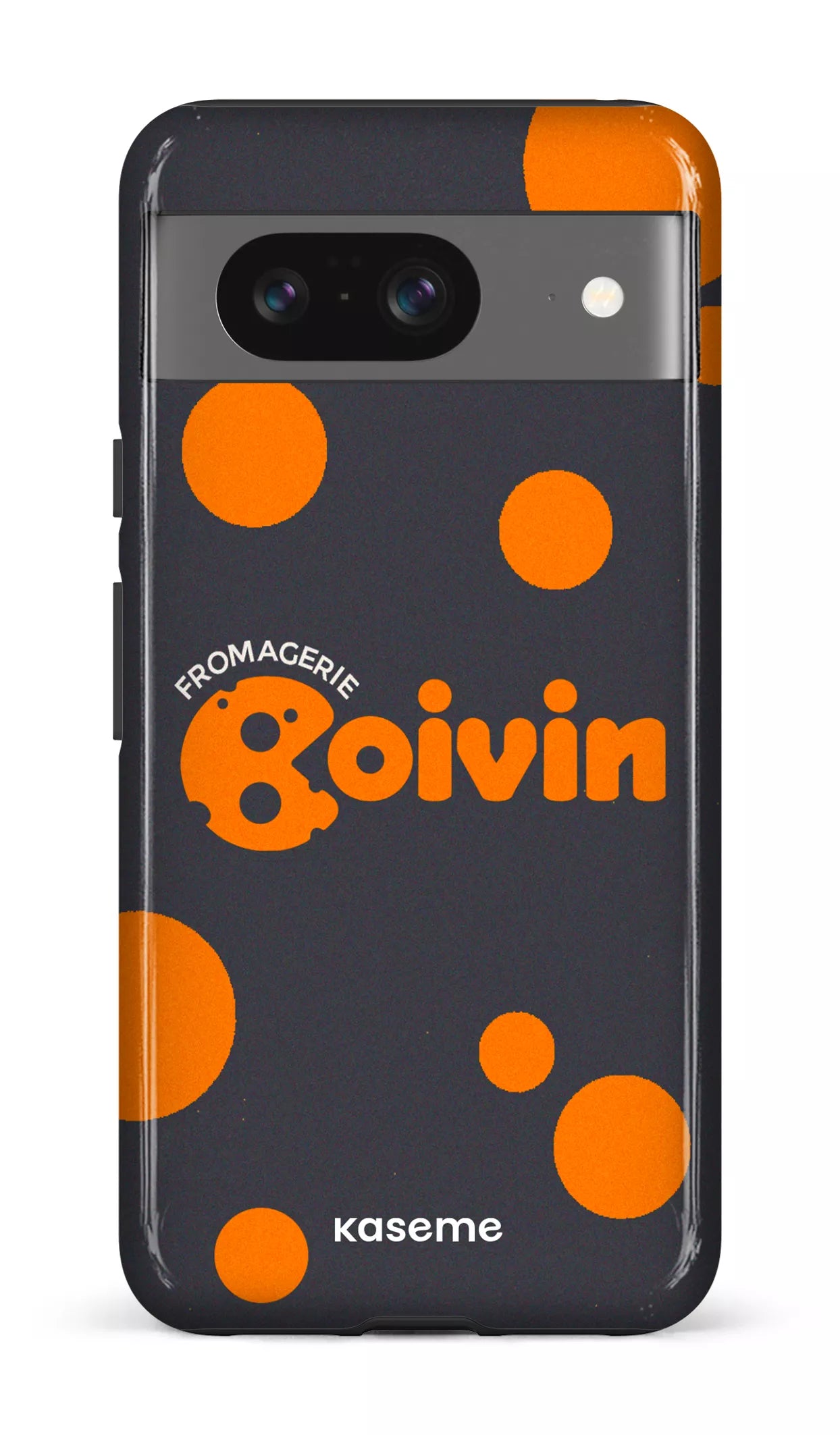 Google Pixel 8 Tough Gloss Boivin Gris x Ronds -