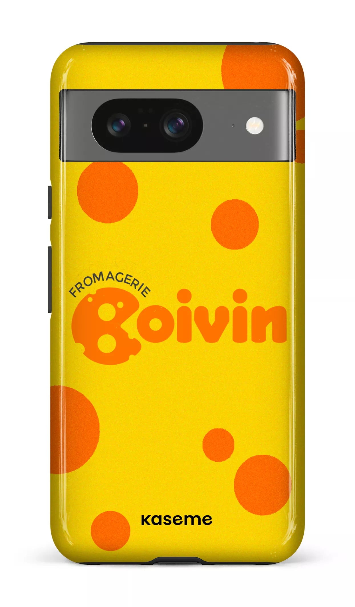 Google Pixel 8 Tough Gloss Boivin Jaune x Ronds -