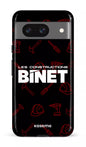 Google Pixel 8 Tough Gloss Constructions Binet Noir -