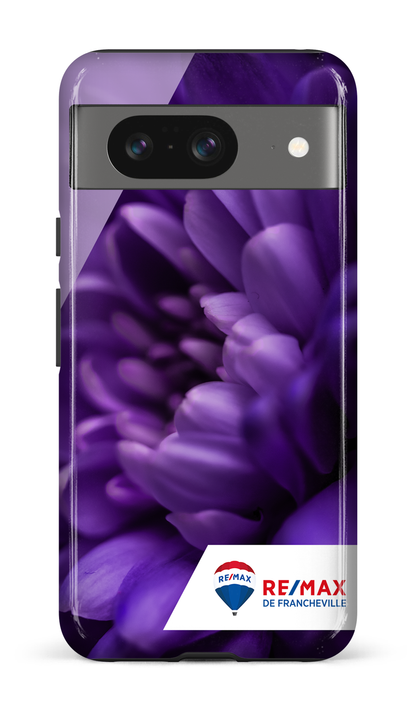 Google Pixel 8 Tough Gloss Fleur gros plan de Francheville -