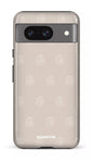 Google Pixel 8 Tough Gloss Flordeco motif grège -