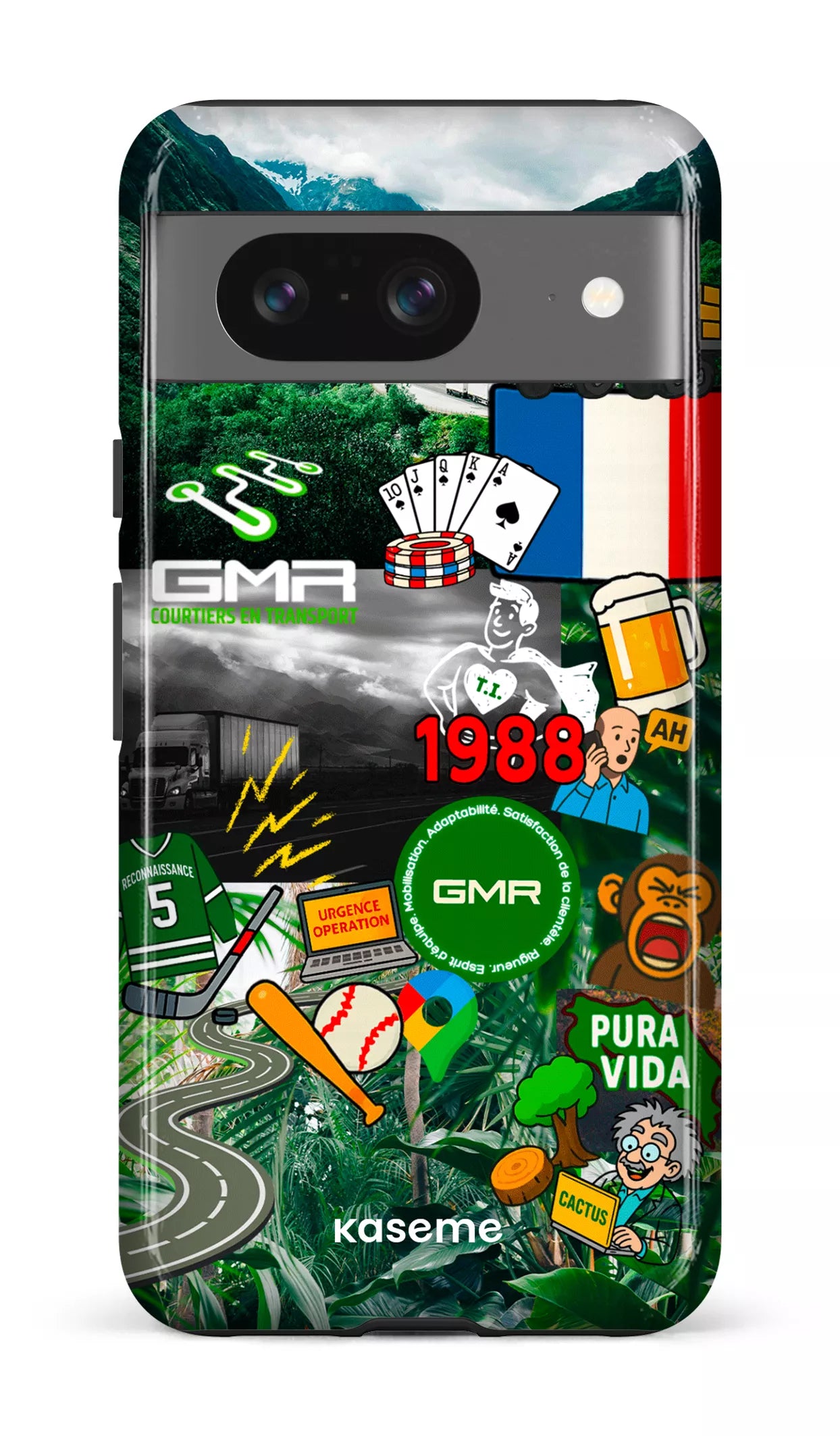 Google Pixel 8 Tough Gloss GMR Collage -