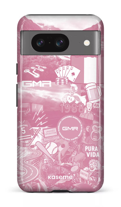 Google Pixel 8 Tough Gloss GMR Collage Rose -