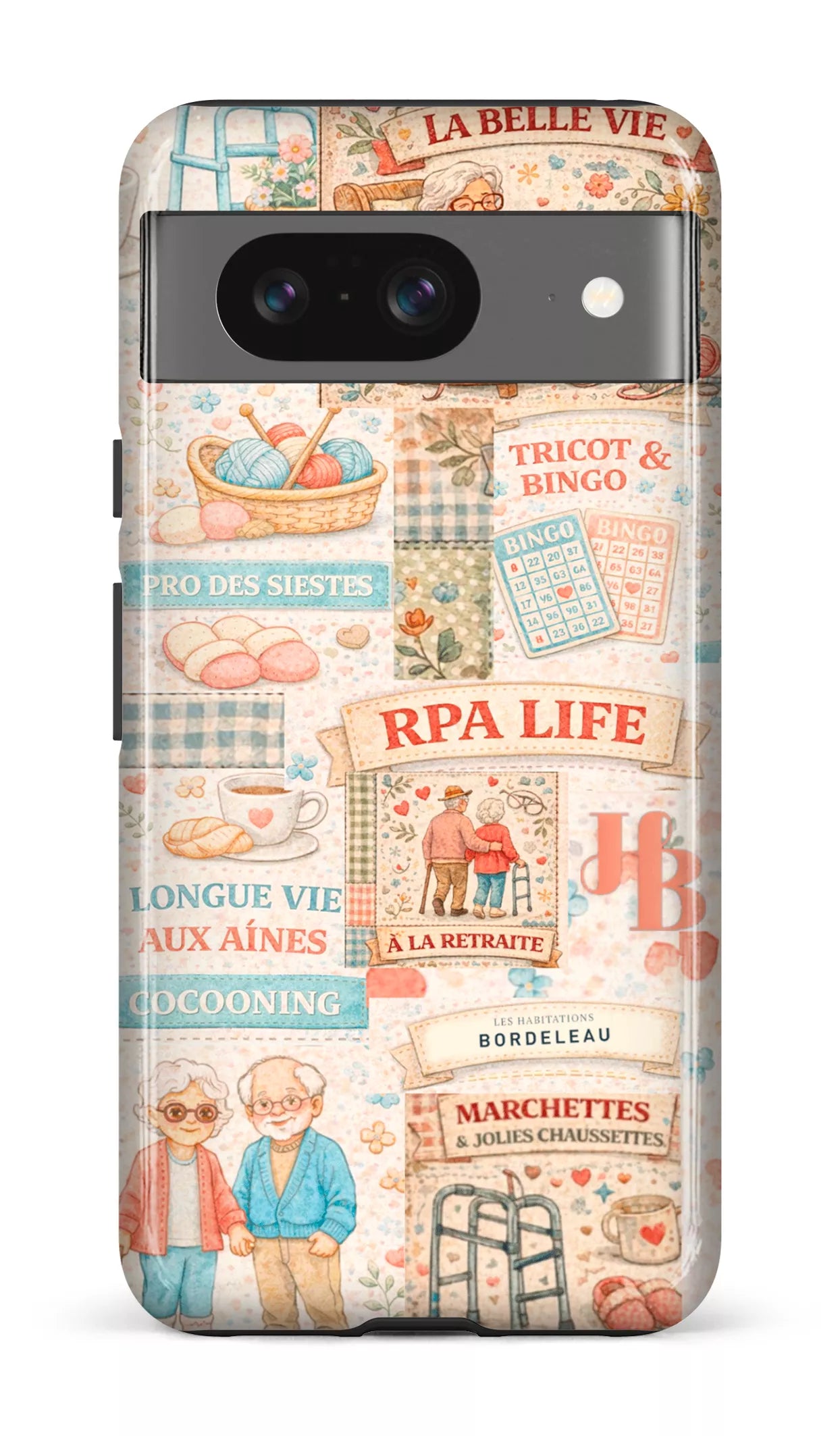 Google Pixel 8 Tough Gloss HB Courtepointe -