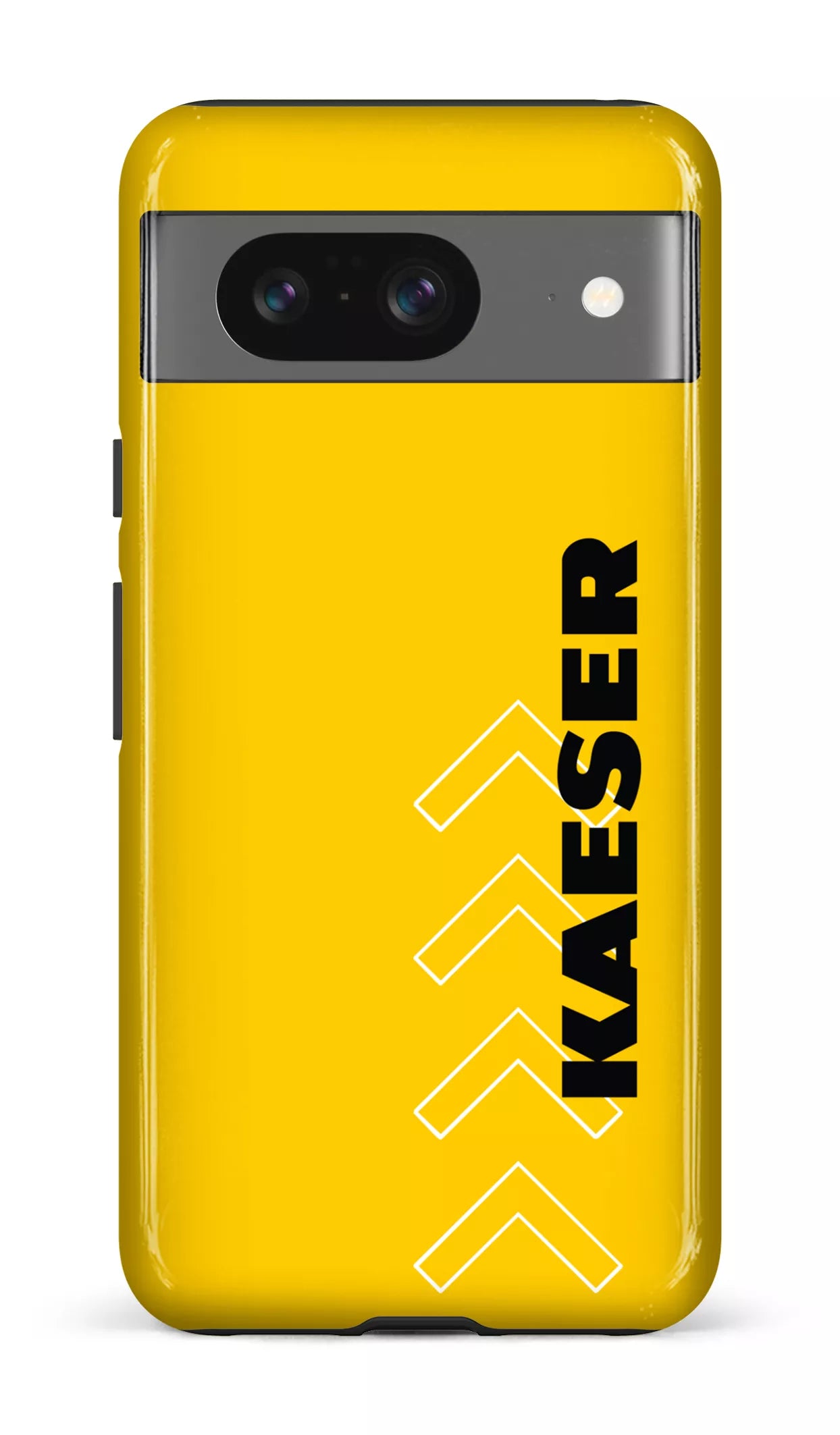 Google Pixel 8 Tough Gloss Kaeser Flèches Jaune -