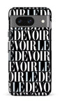 Google Pixel 8 Tough Gloss Le Devoir — Gros logos -