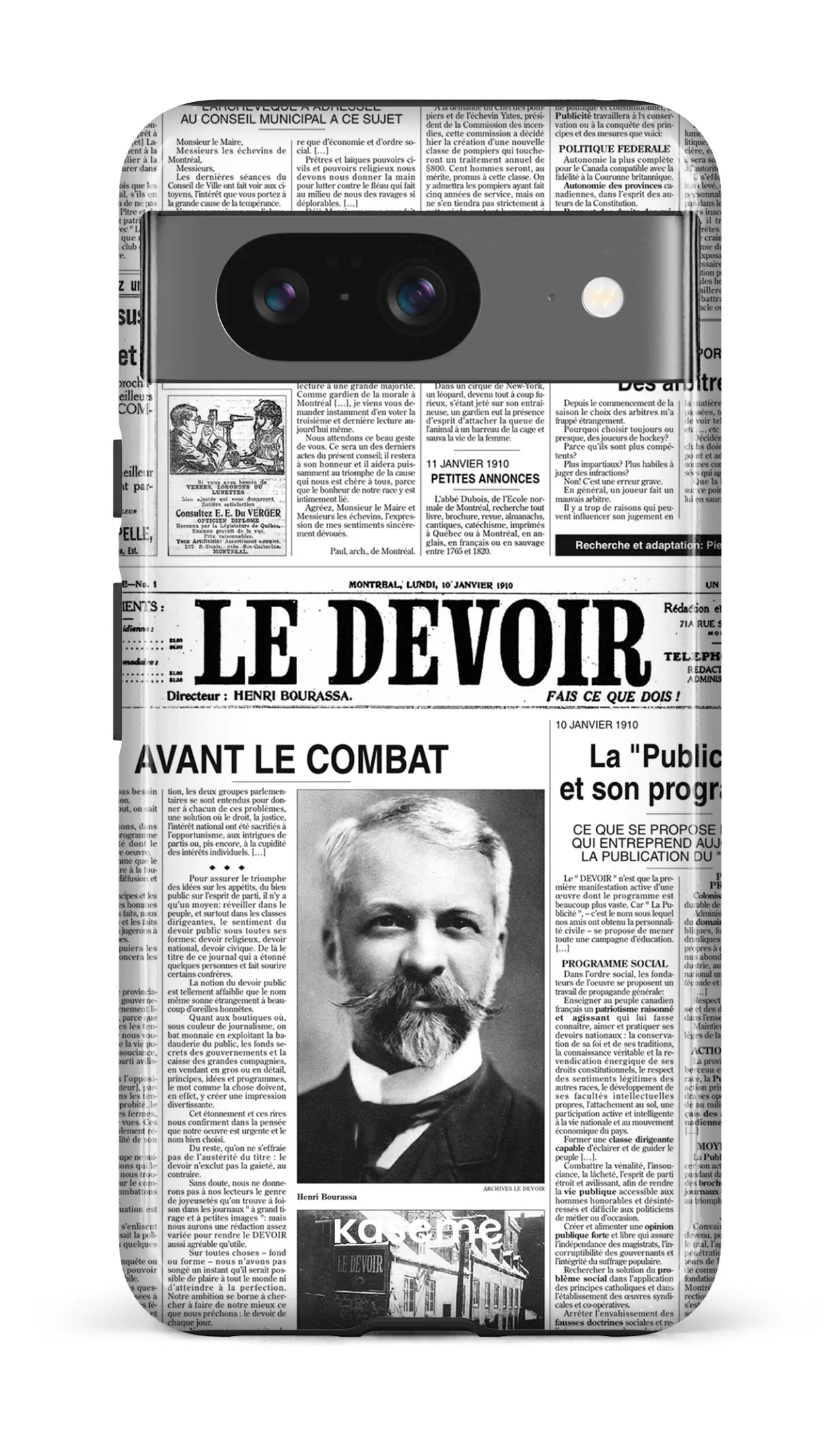 Google Pixel 8 Tough Gloss Le Devoir — Premier édito -