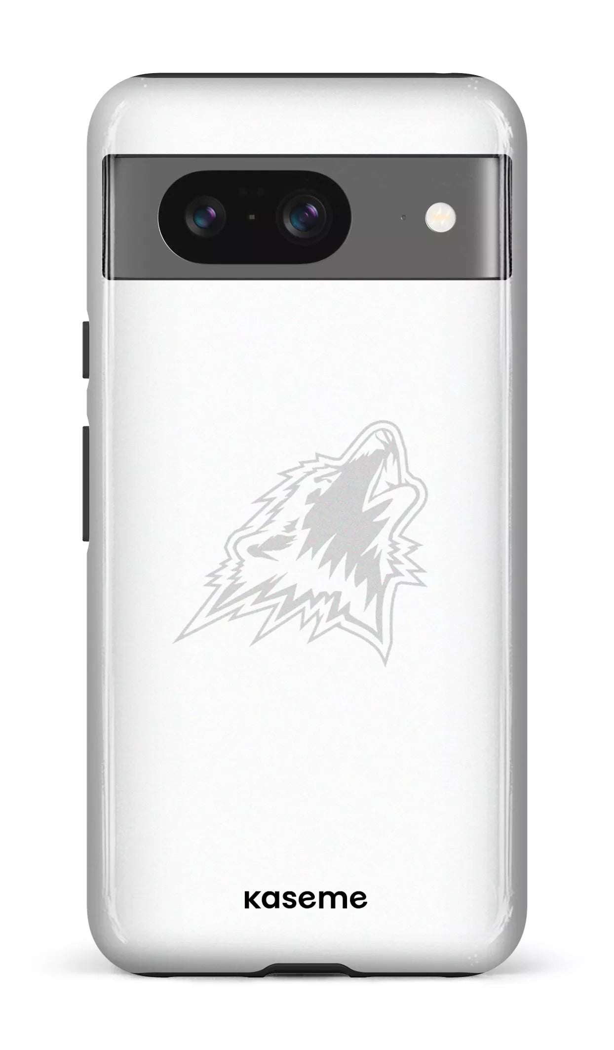 Google Pixel 8 Tough Gloss Les Huskies Blanc -