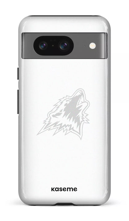 Google Pixel 8 Tough Gloss Les Huskies Blanc -