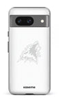Google Pixel 8 Tough Gloss Les Huskies Blanc -