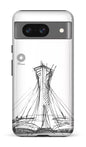 Google Pixel 8 Tough Gloss Parc Olympique - Croquis Blanc -