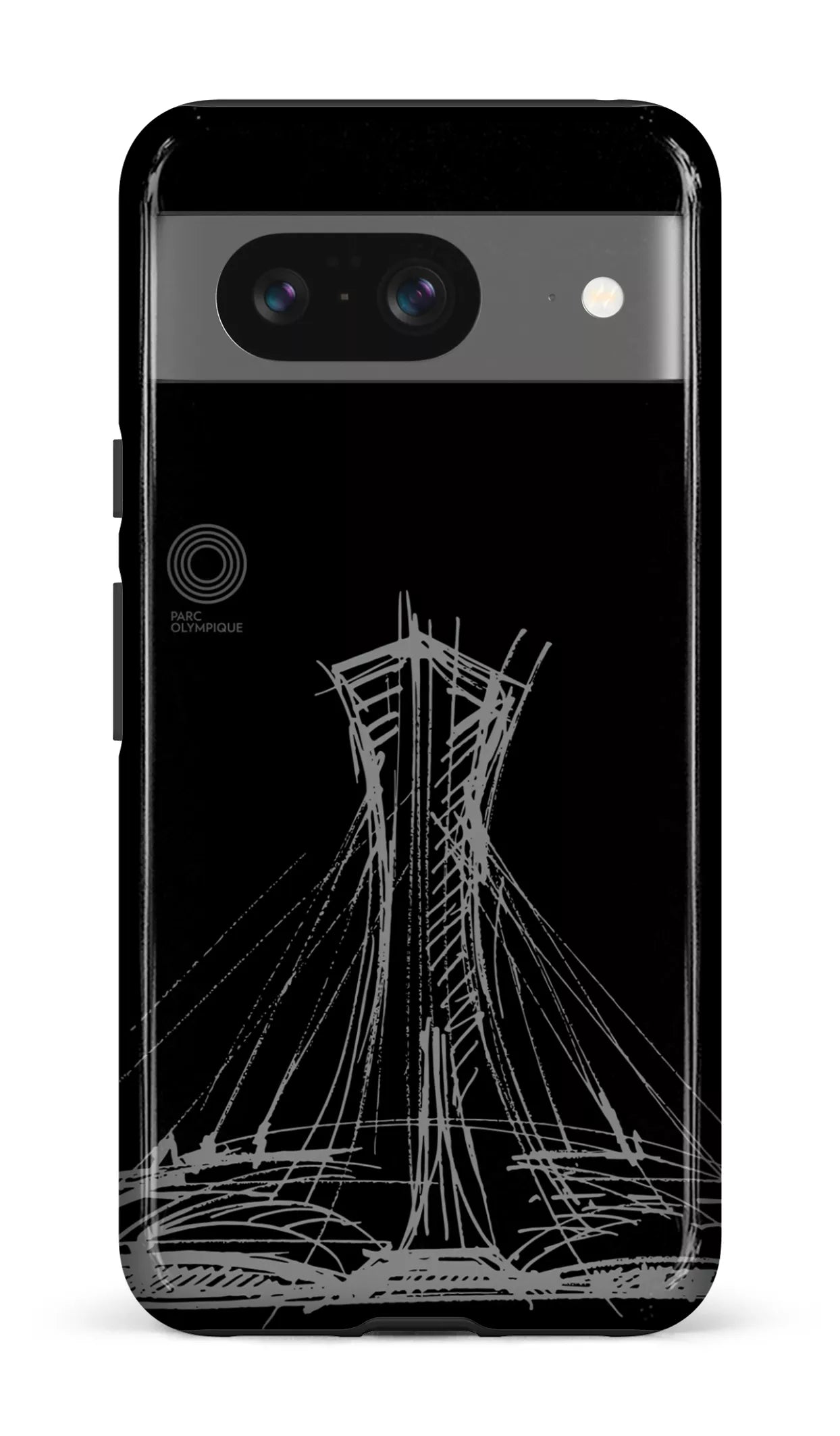 Google Pixel 8 Tough Gloss Parc Olympique - Croquis Noir -