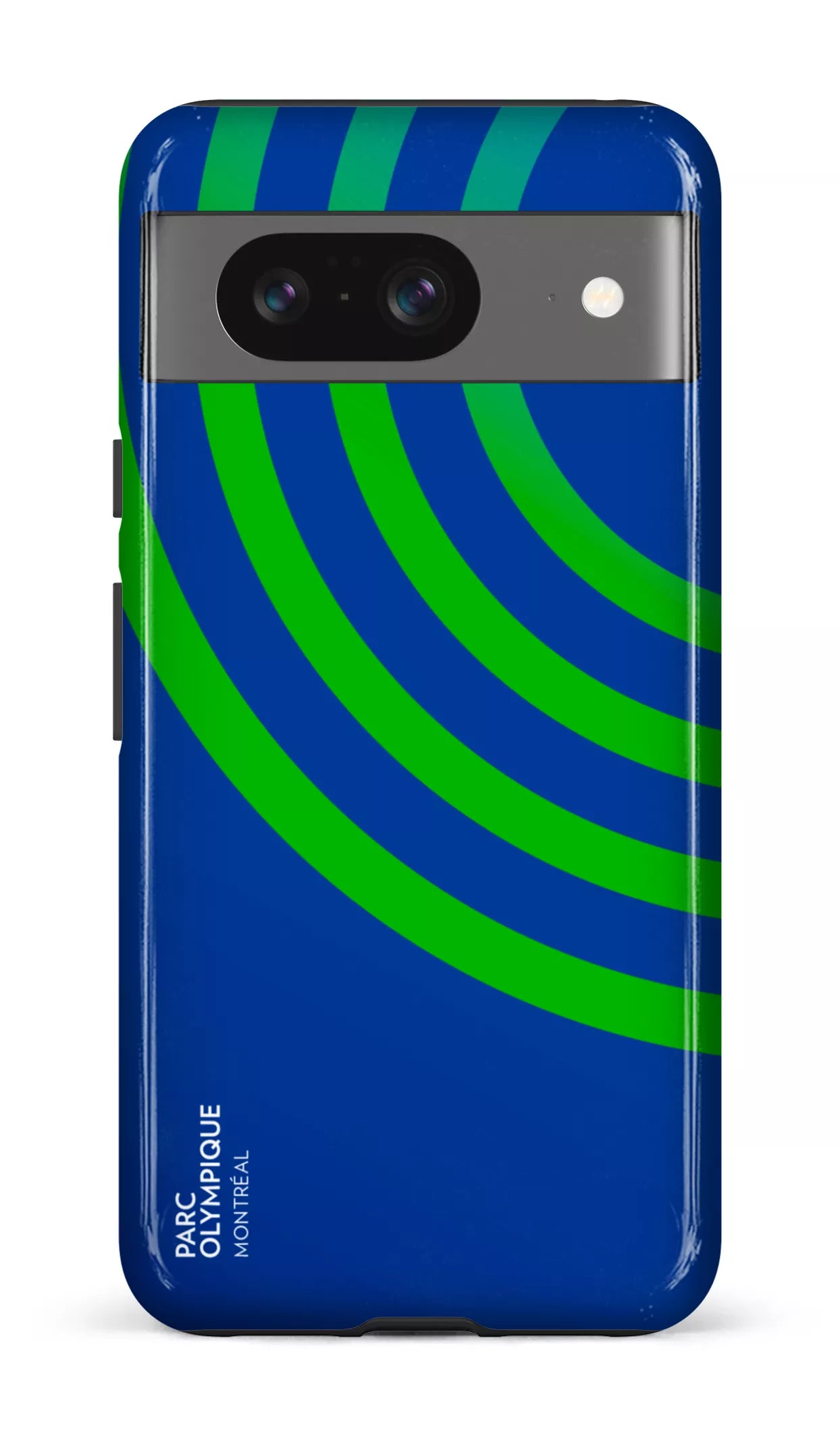 Google Pixel 8 Tough Gloss Parc Olympique - Logo Bleu -