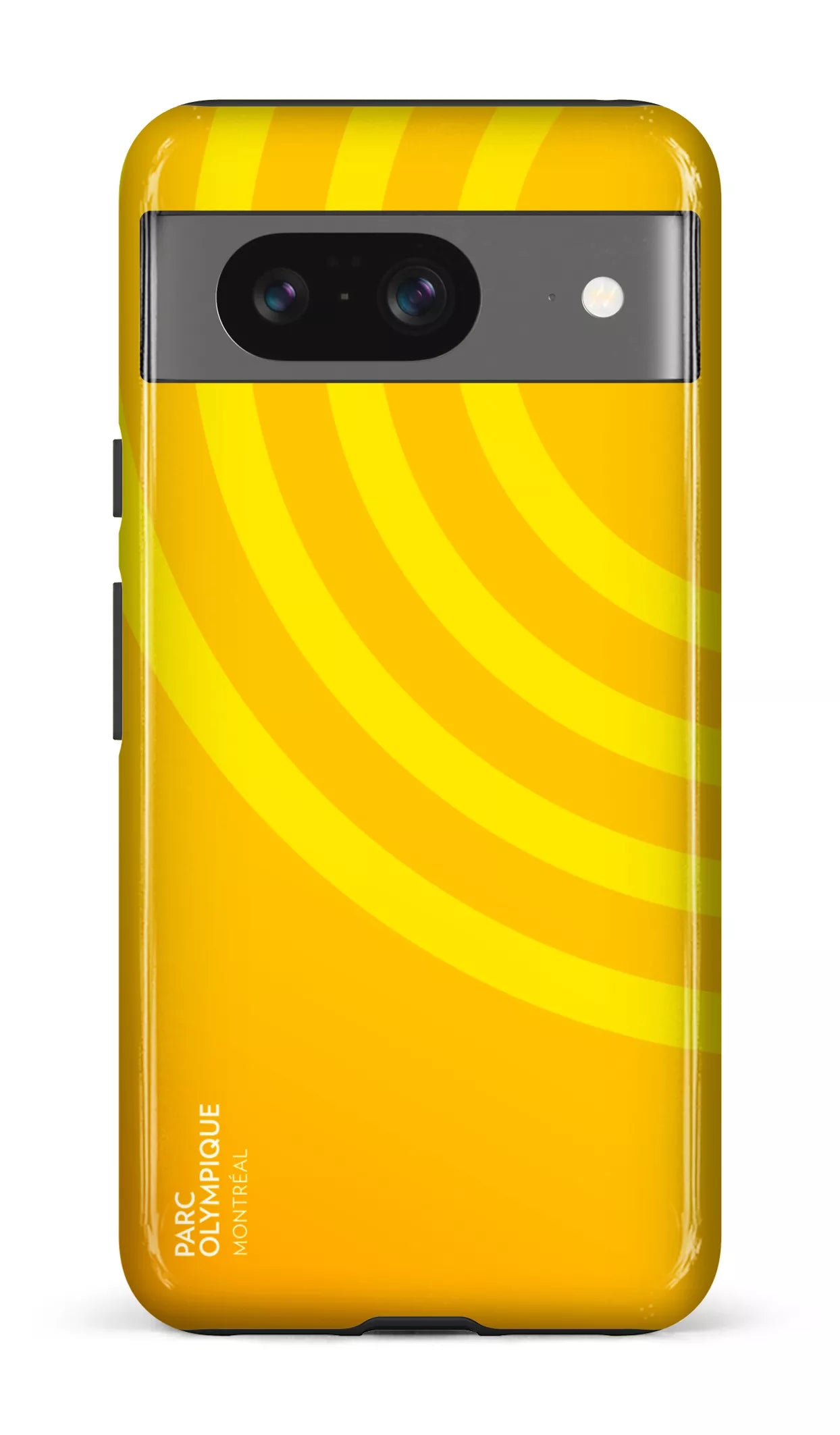 Google Pixel 8 Tough Gloss Parc Olympique - Logo Jaune -