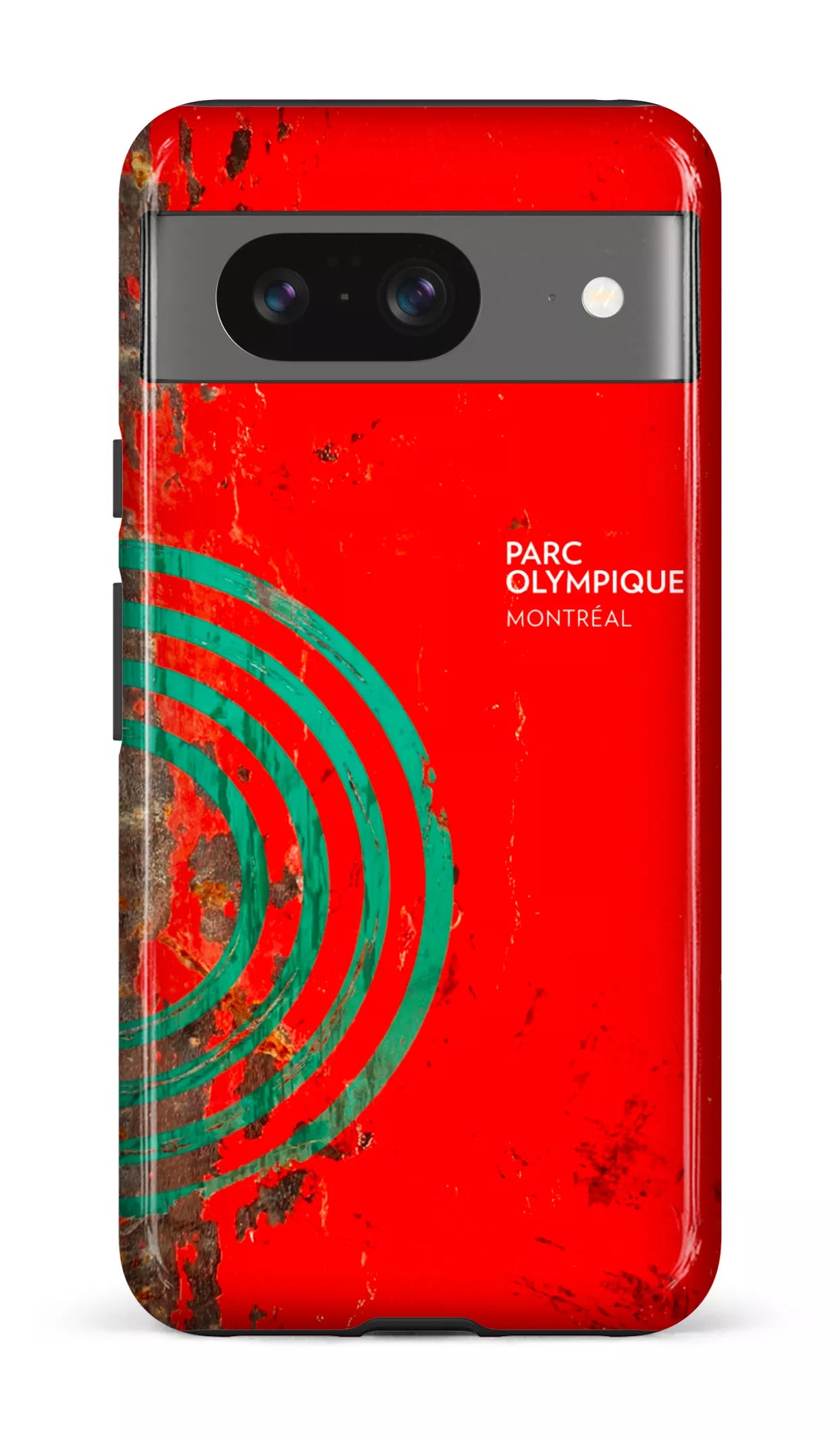 Google Pixel 8 Tough Gloss Parc Olympique - Texture Rampe -