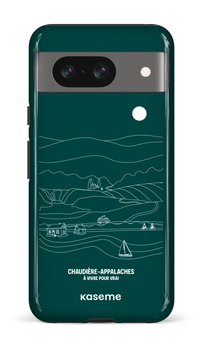 Google Pixel 8 Tough Gloss Paysage Line Art par TCA -