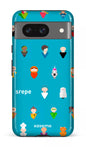 Google Pixel 8 Tough Gloss Personnages Turquoise -