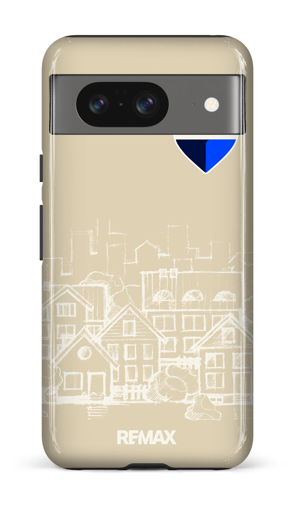 Google Pixel 8 Tough Gloss Remax Sketch Crème -