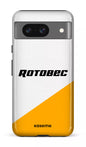 Google Pixel 8 Tough Gloss Rotobec Blanc et Jaune -