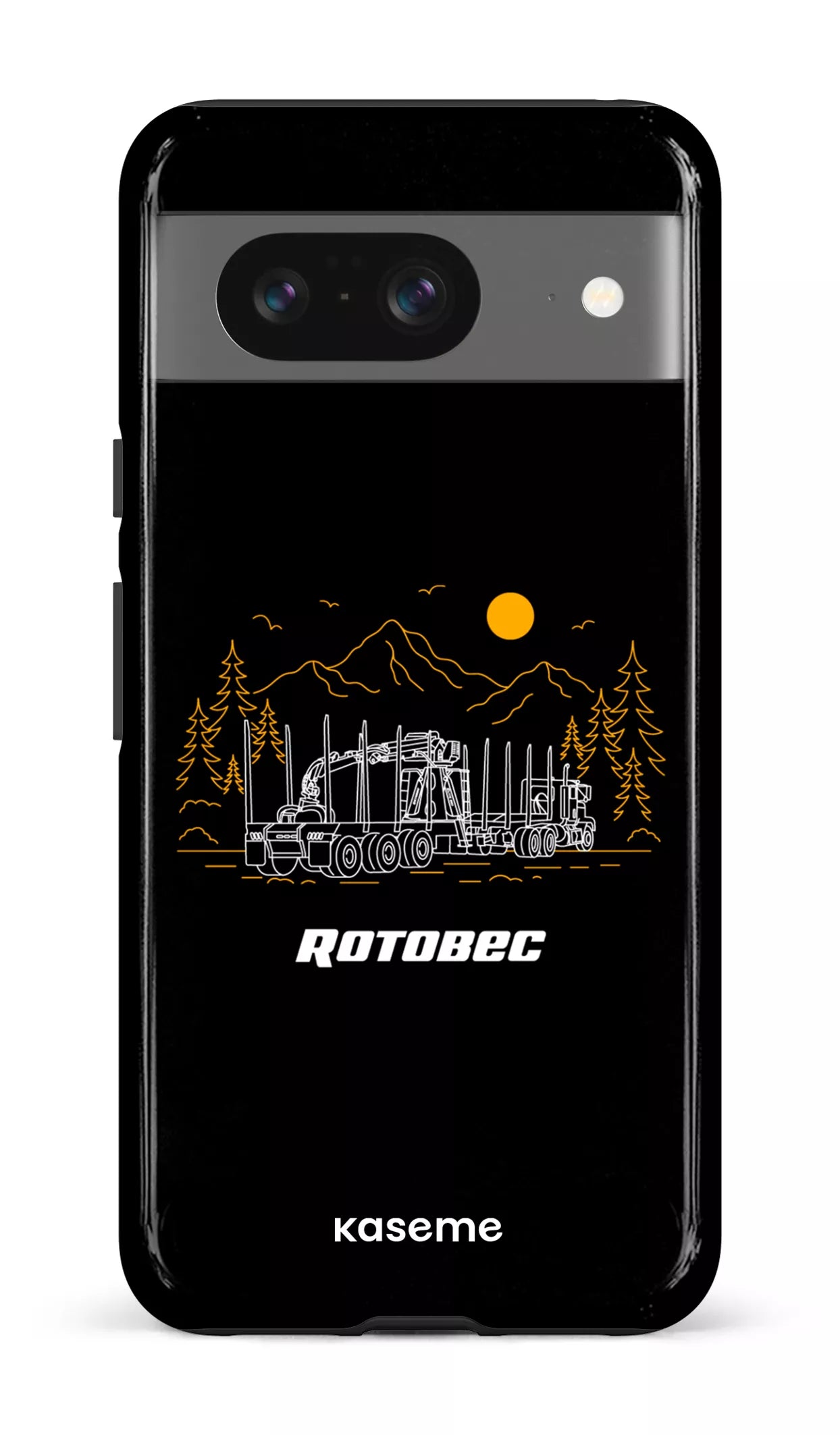 Google Pixel 8 Tough Gloss Rotobec Noir -