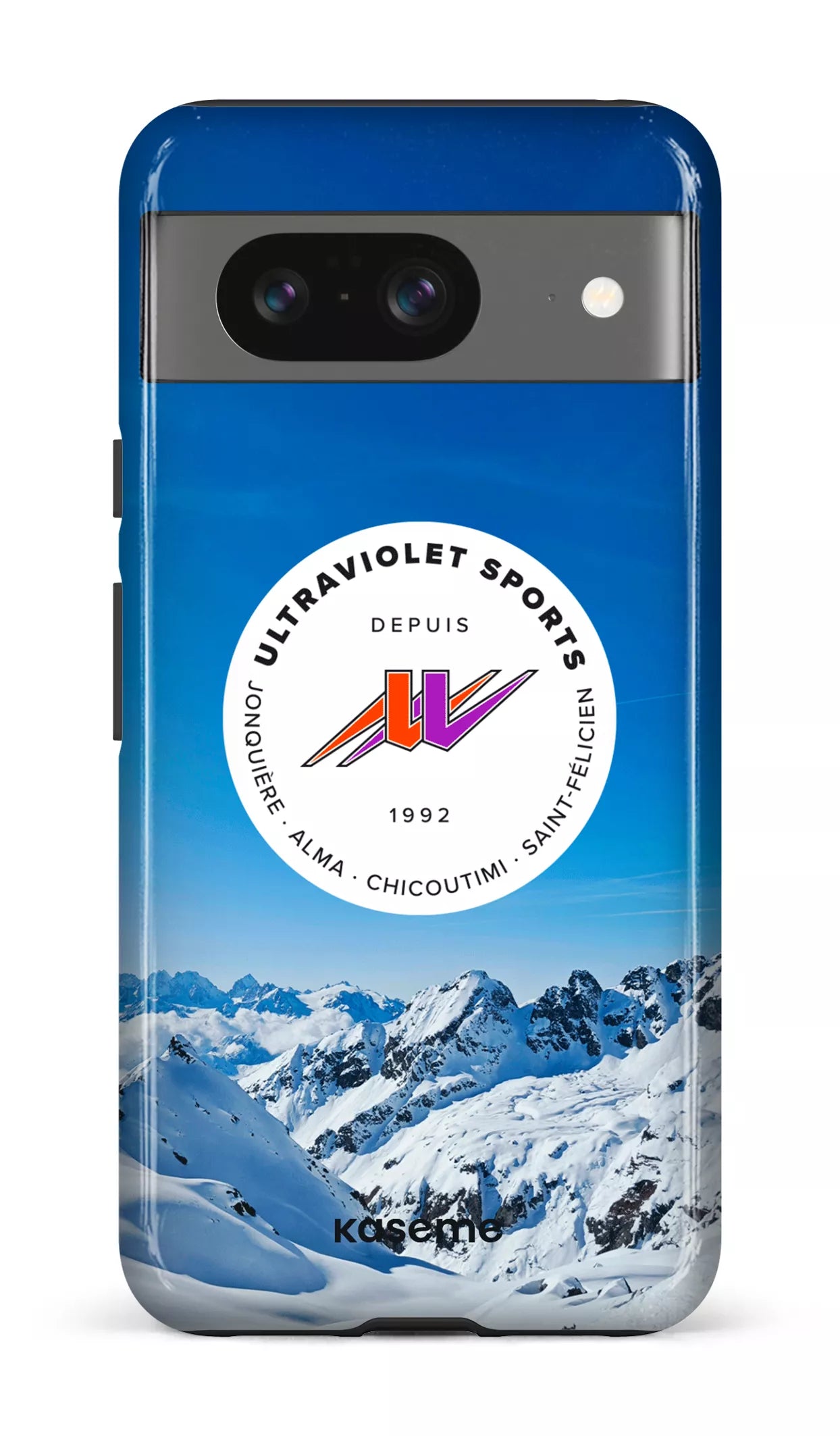 Google Pixel 8 Tough Gloss UltraViolet Montagnes -