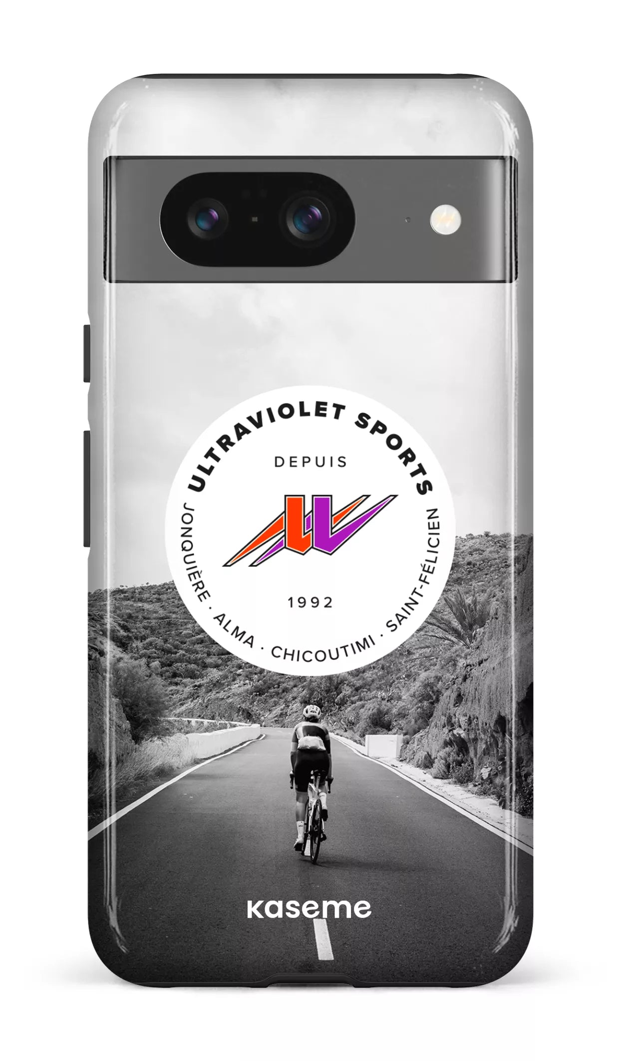 Google Pixel 8 Tough Gloss UltraViolet Vélo -
