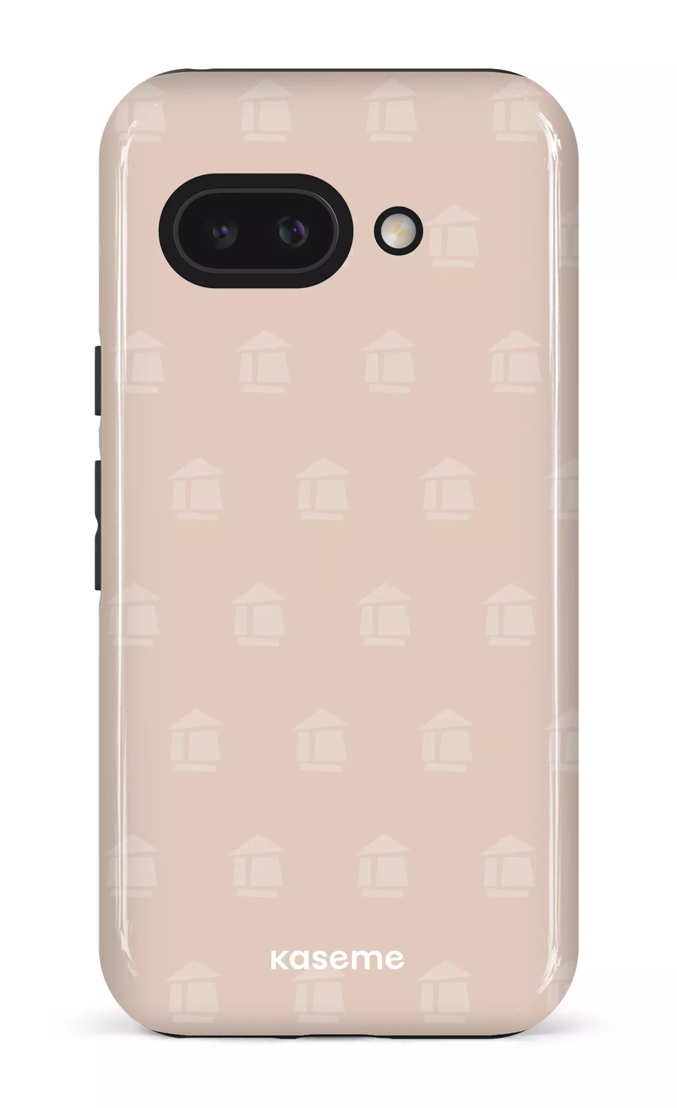 Google Pixel 9 A Impact (Gloss) Flordeco motif grège -
