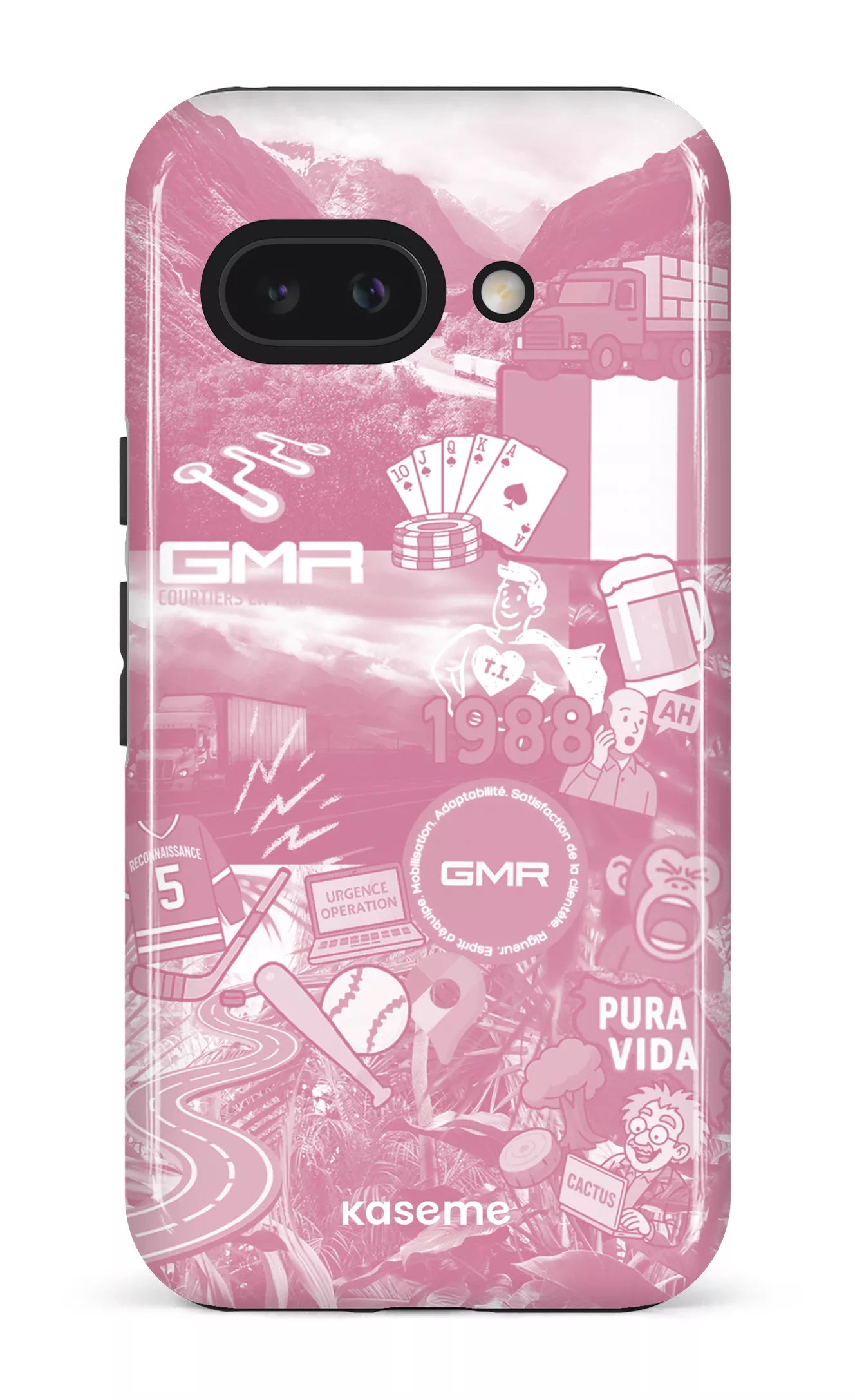 Google Pixel 9 A Impact (Gloss) GMR Collage Rose -
