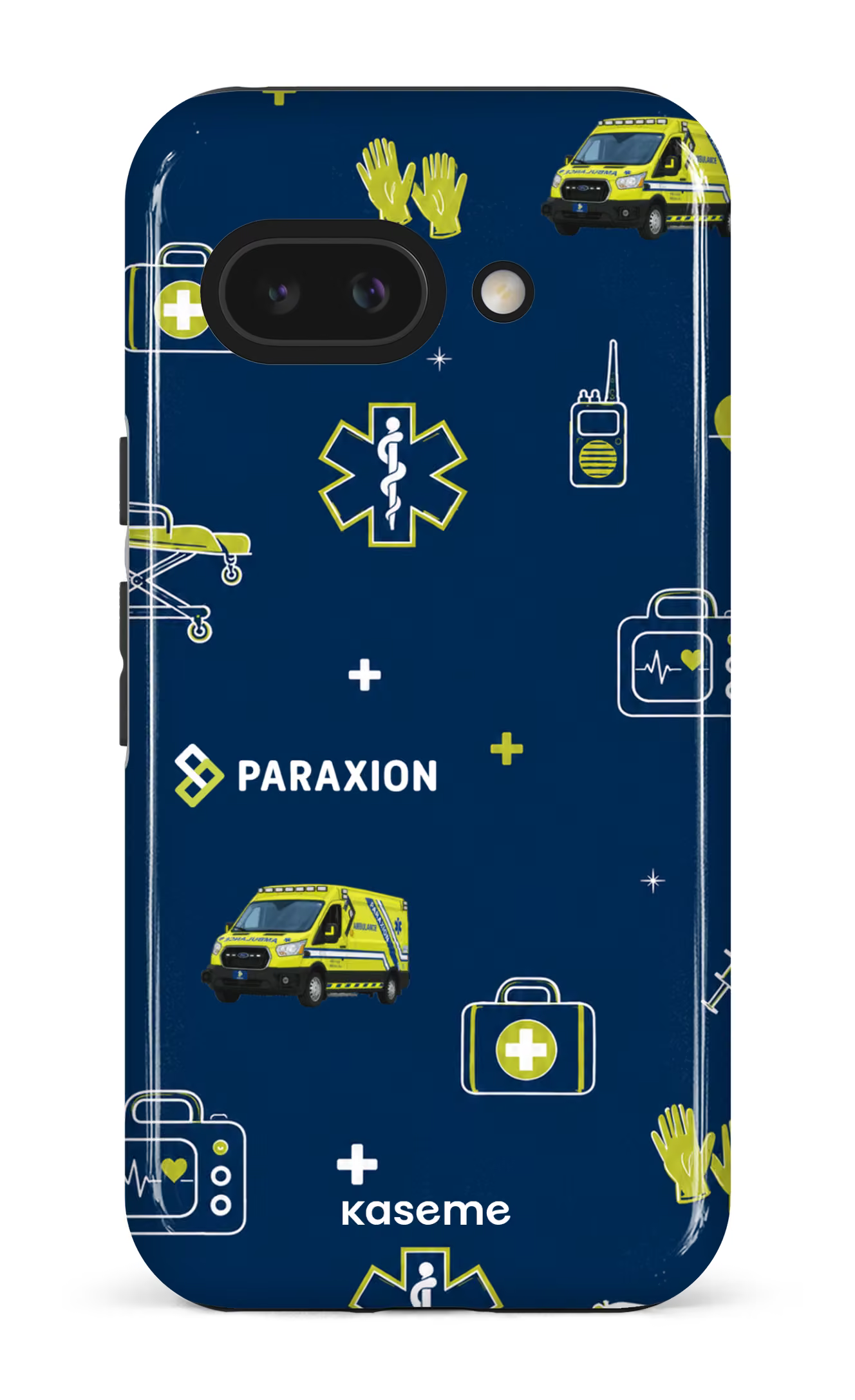 Google Pixel 9 A Impact (Gloss) Icônes bleu Paraxion -