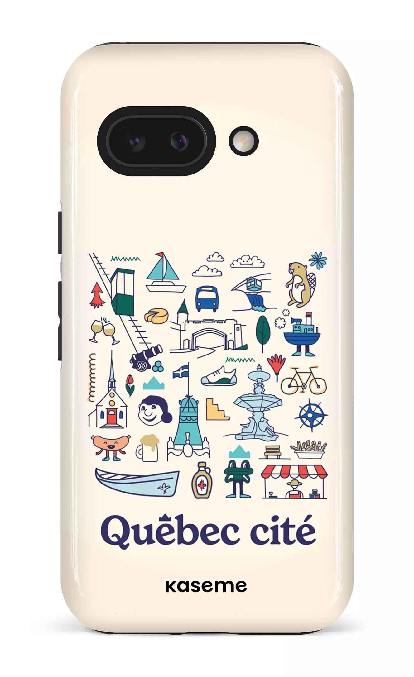 Google Pixel 9 A Impact (Gloss) Québec illustré -