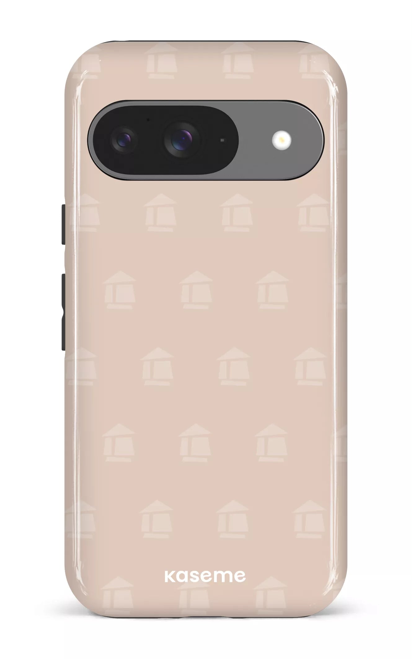 Google Pixel 9 Impact (Gloss) Flordeco motif grège -