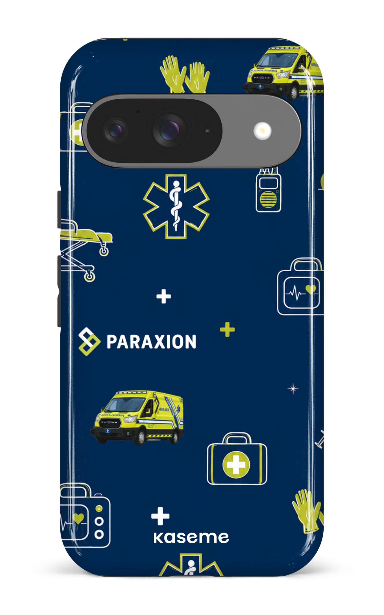 Google Pixel 9 Impact (Gloss) Icônes bleu Paraxion -