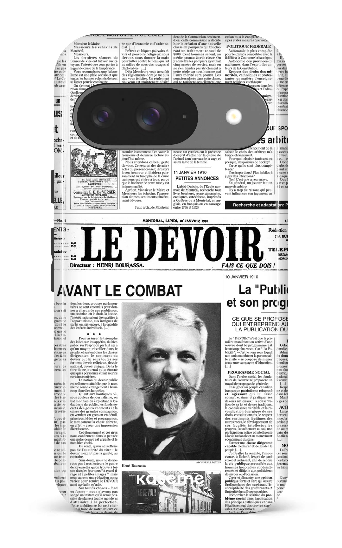 Google Pixel 9 Impact (Gloss) Le Devoir — Premier édito -