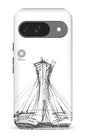 Google Pixel 9 Impact (Gloss) Parc Olympique - Croquis Blanc -