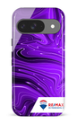 Google Pixel 9 Impact (Gloss) Peinture marbrée sombre violette de Francheville -
