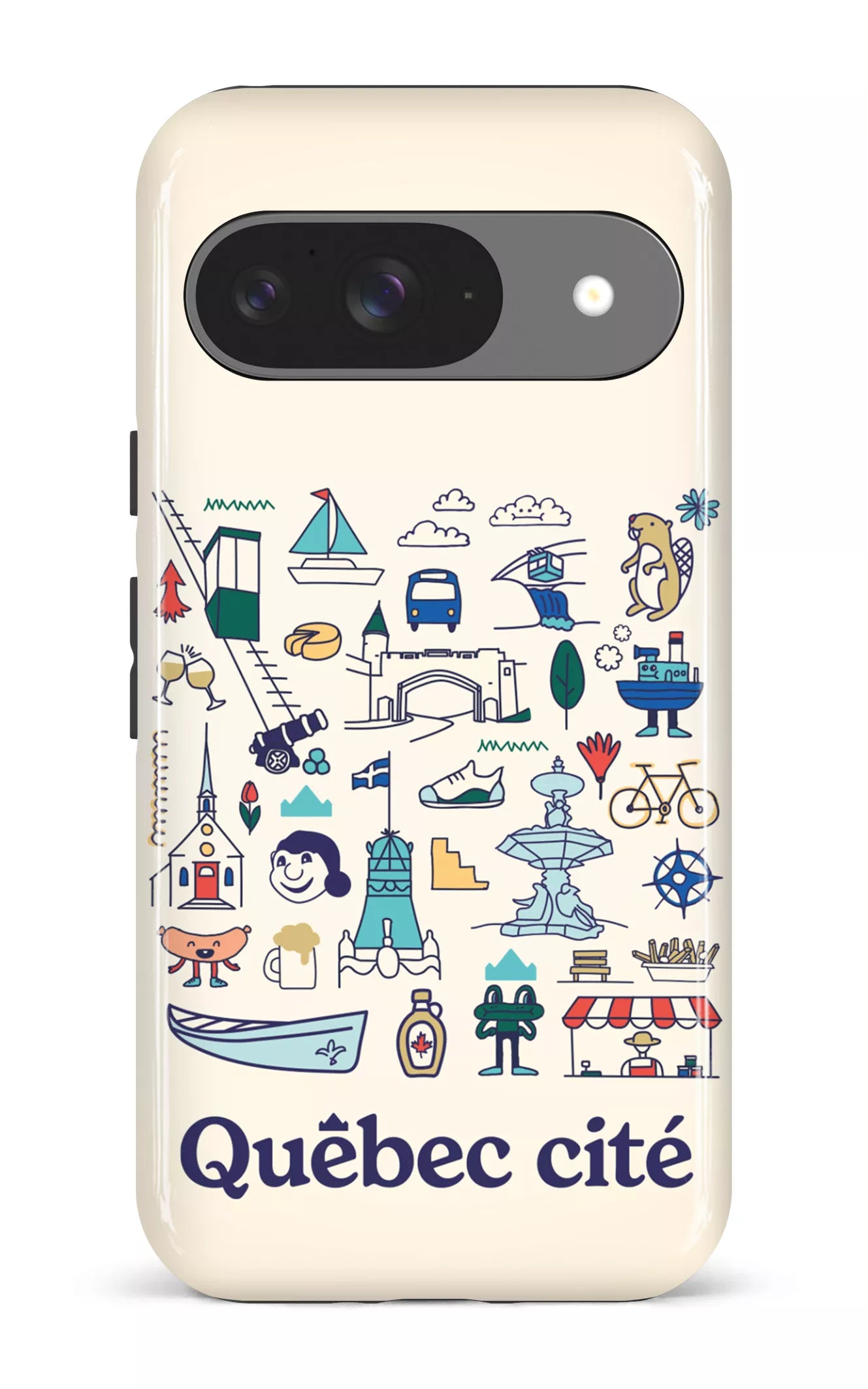 Google Pixel 9 Impact (Gloss) Québec illustré -