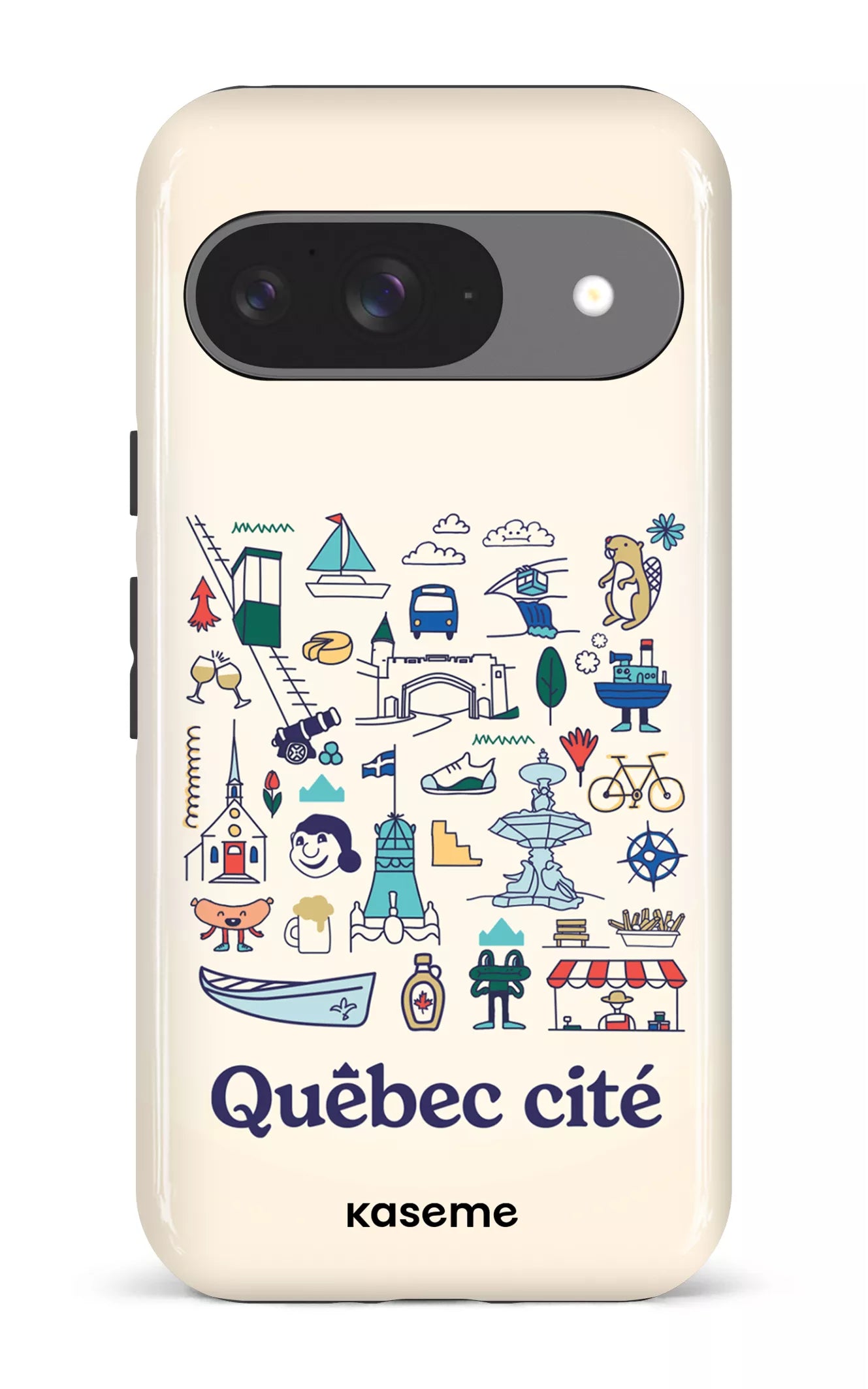 Google Pixel 9 Impact (Gloss) Québec illustré -