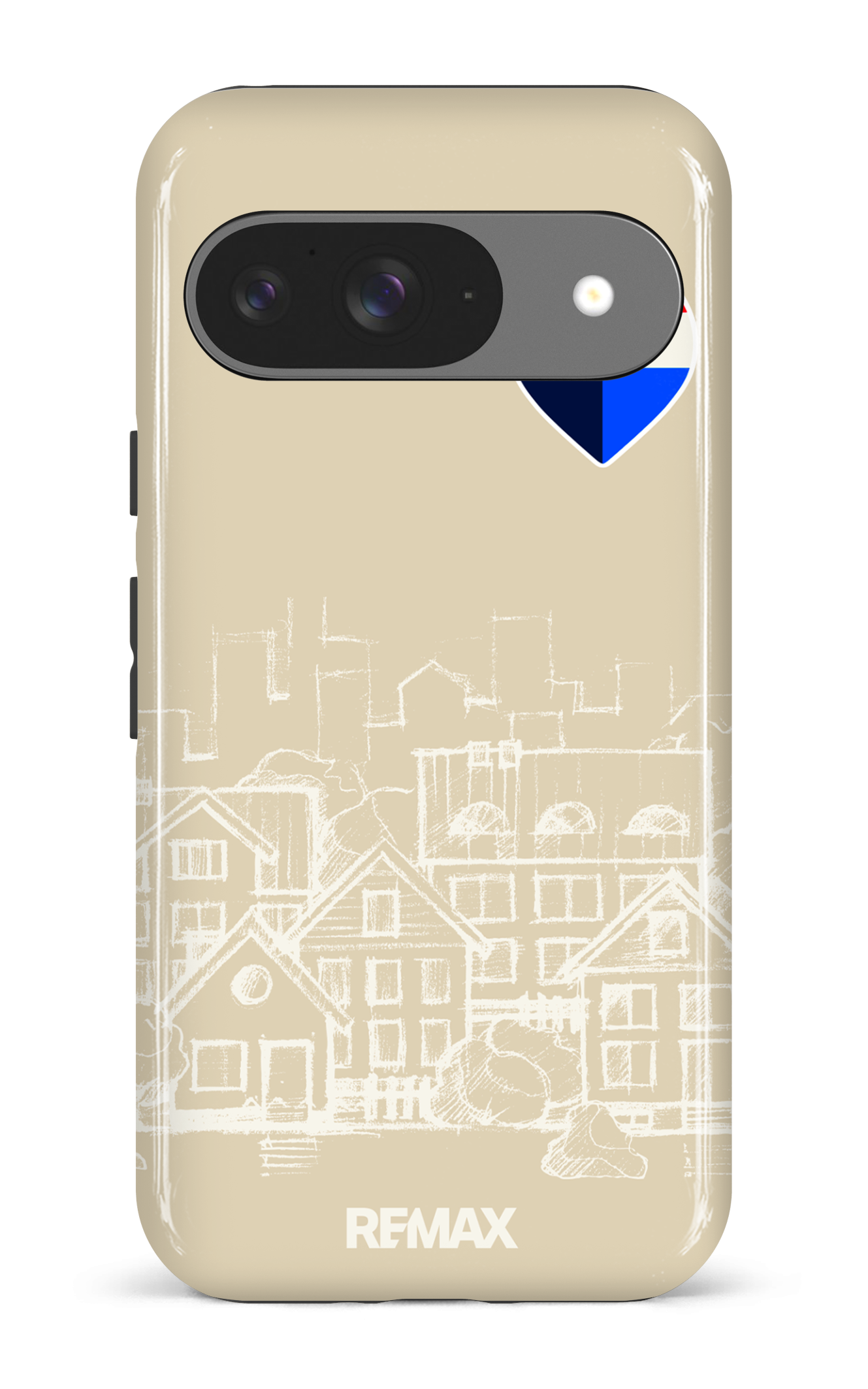 Google Pixel 9 Impact (Gloss) Remax Sketch Crème -