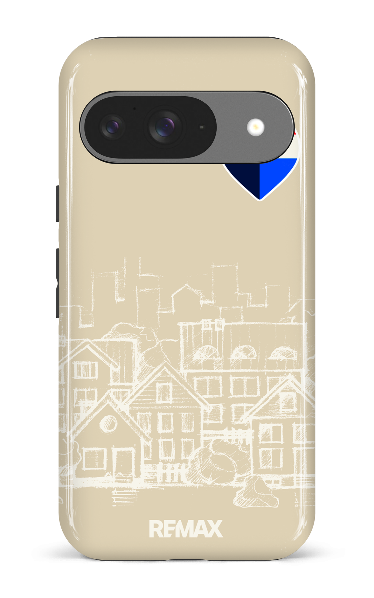 Google Pixel 9 Impact (Gloss) Remax Sketch Crème -