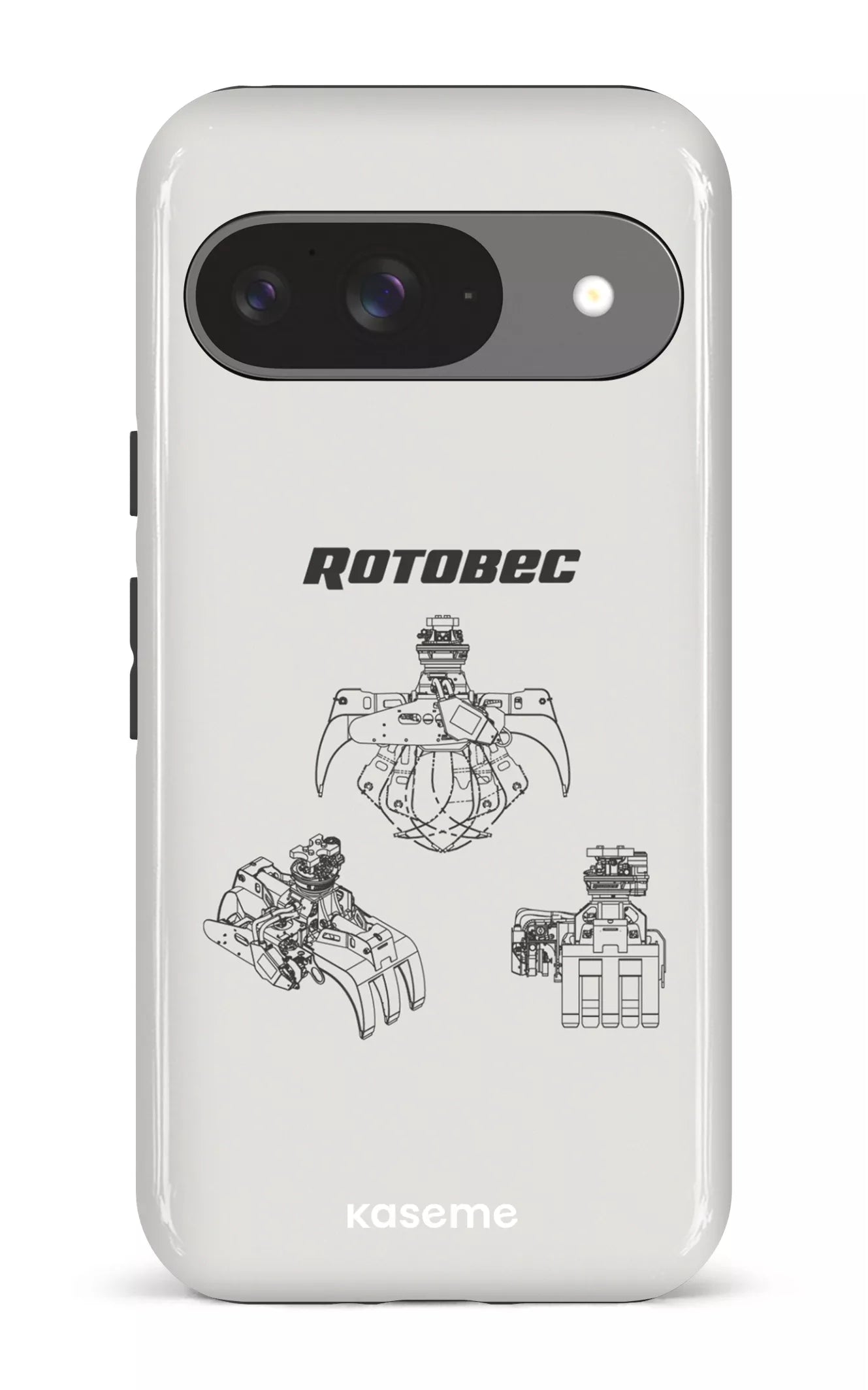 Google Pixel 9 Impact (Gloss) Rotobec Gris -