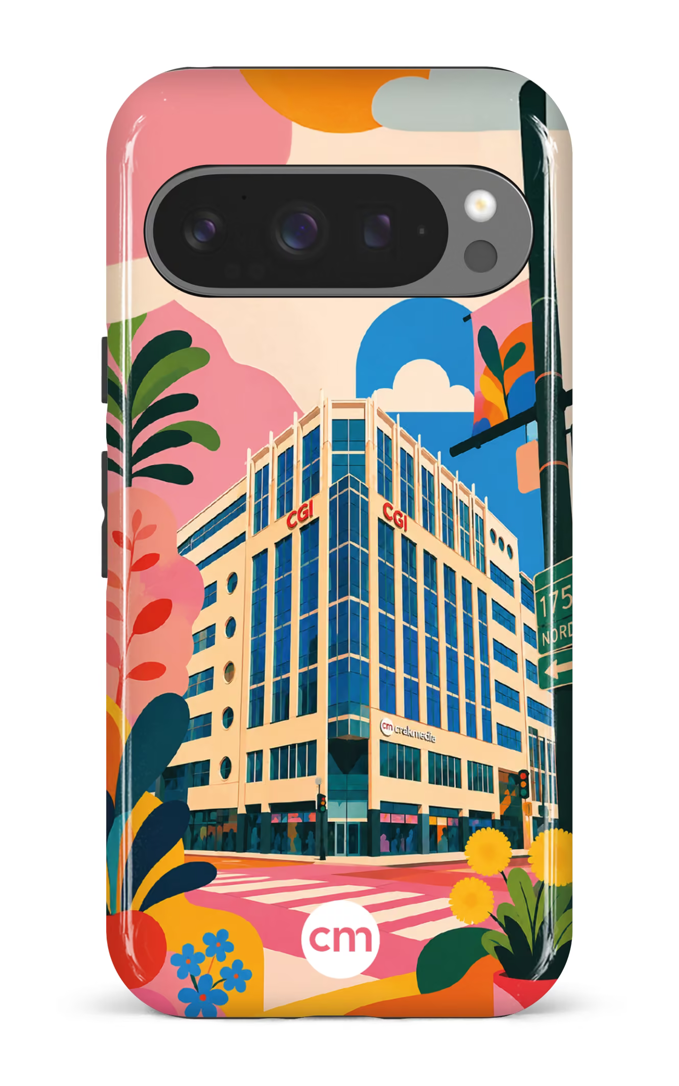 Google Pixel 9 Pro Impact (Gloss) (D) Funky Building Crakmedia -