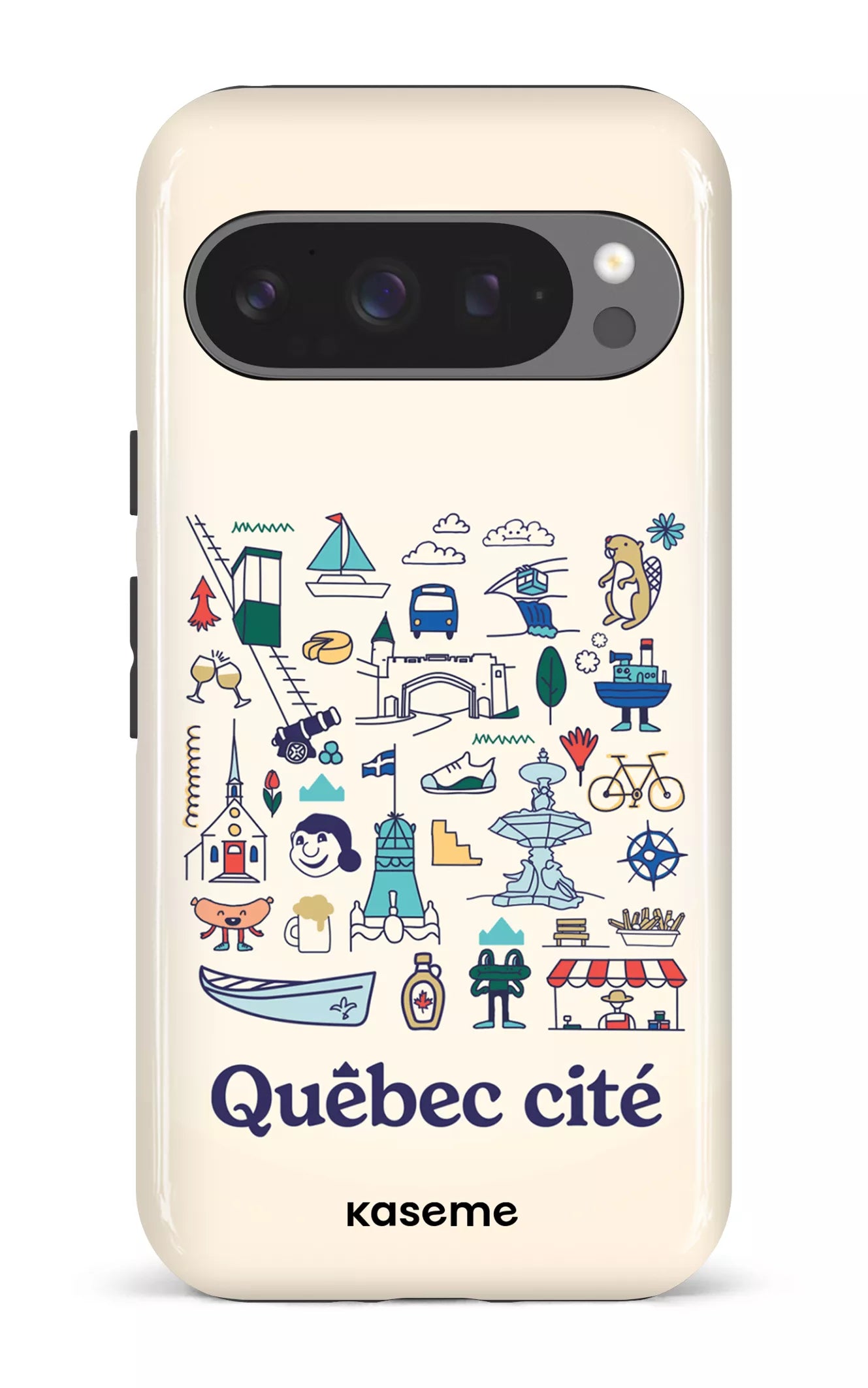 Google Pixel 9 Pro Impact (Gloss) (D) Québec illustré -