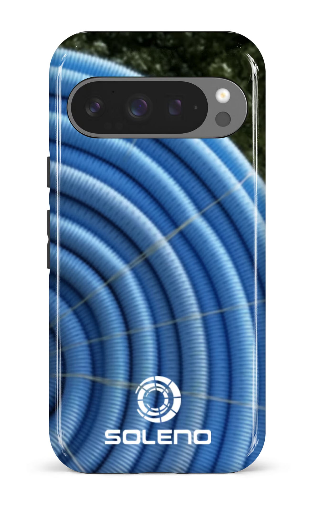 Google Pixel 9 Pro Impact (Gloss) (D) Soleno tuyau bleu -