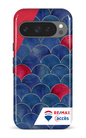 Google Pixel 9 Pro Impact (Gloss) Écailles bicolores -