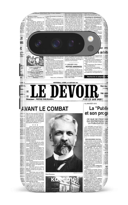 Google Pixel 9 Pro Impact (Gloss) Le Devoir — Premier édito -